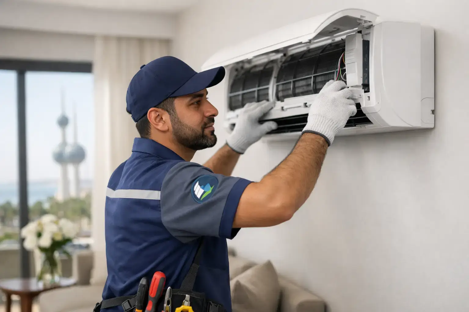 فنی تکییف سلوی for Urgent AC Repair Needs
